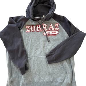 Blue 84 men’s hoodie sweatshirt, size XL, gray